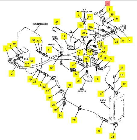 88436 - Болт 3/8 x 2", вся техн. CNH"